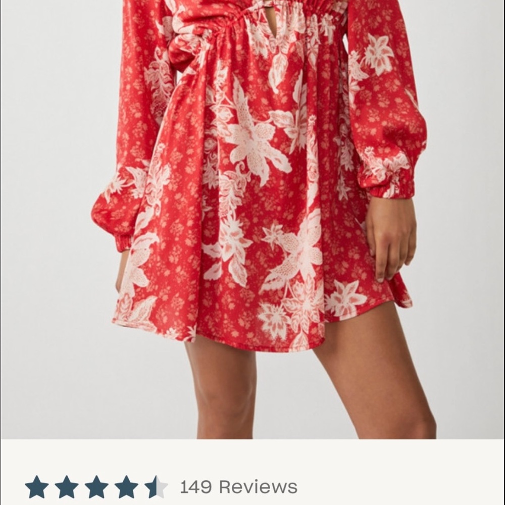 Free People Soli Mini Dress, floral combo